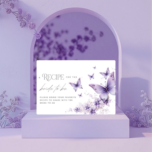 Recipe Card He Gives Me Butterflies Bridal Shower (Creator Uploaded)