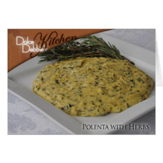 Recipe Card - Polenta with Herbs