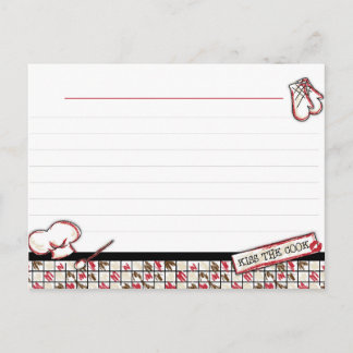 Recipe Cards . Kiss The Cook 