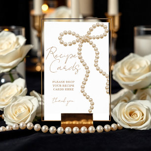 Recipe Cards She's Tying the Knot Bridal Shower  Poster