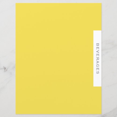 Recipe Divider  Beverages  Simple Yellow