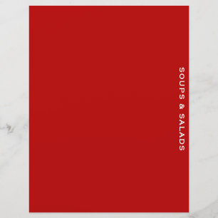 Recipe Divider   Soups & Salads   Simple Red