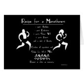 Recipe For a Marathoner (Front Horizontal)
