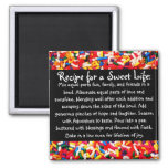 Recipe For A Sweet Life Magnet at Zazzle