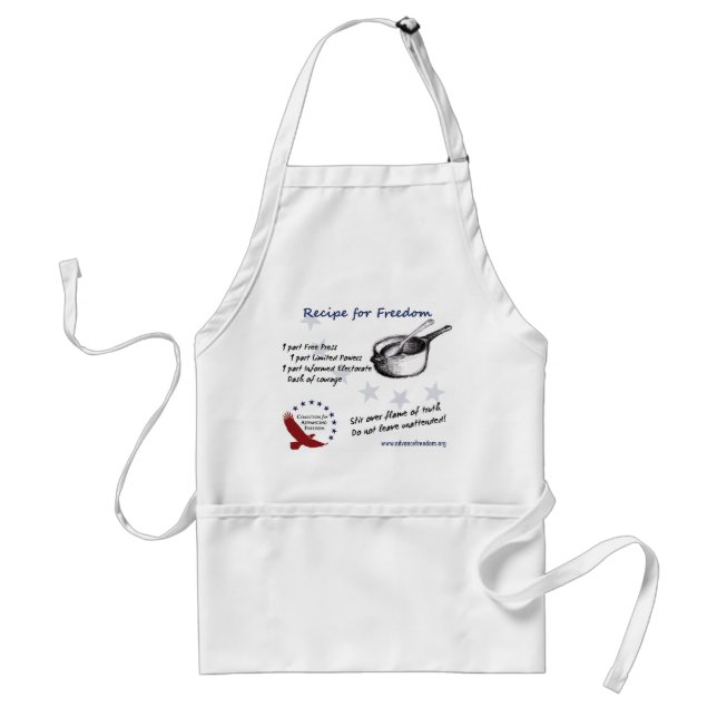 Recipe for Freedom Apron (Front)
