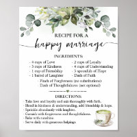 Recipe for Happy Marriage Matcha Wedding Gift