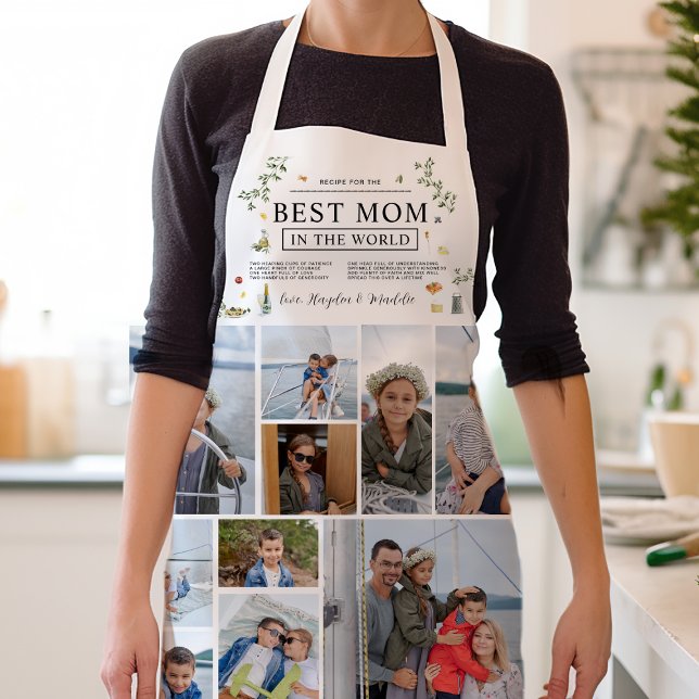 Recipe for the Best Mom | Mother's Day Photo Apron (Creator Uploaded)