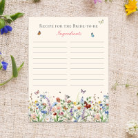 Recipe For The Bride | Bohemian Wildflowers