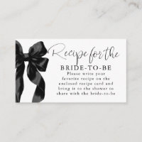 Recipe for the bride-to-be Black Bow Request 