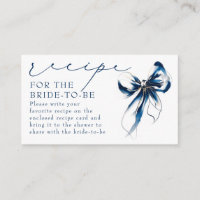 Recipe for the bride-to-be Blue Bow Request