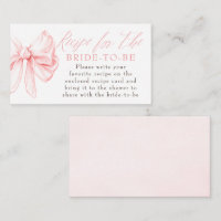 Recipe for the bride-to-be Chic Bow Request