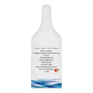 Recipe Glass Cutting Board