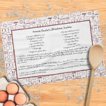Recipe Heirloom Keepsake Memory Gift for Her Kitchen Towel<br><div class="desc">Elevate the heart of your kitchen with our Recipe Heirloom Keepsake Memory Gift for Mom kitchen towel—an exquisite blend of functionality and sentimental charm. This kitchen towel is not just a culinary essential; it's a cherished keepsake that celebrates the flavors of family traditions and the warmth of shared memories. Crafted...</div>