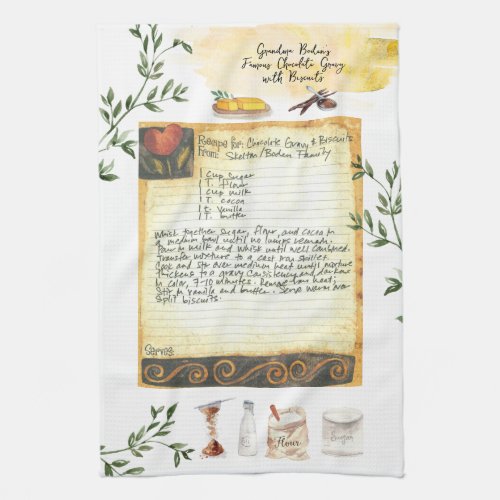 Recipe Heirloom Tea Towels