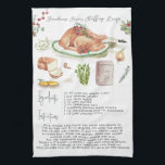 Recipe Heirloom Tea Towels | Turkey Stuffing<br><div class="desc">For a unique gift, bake a batch of treats right from one of grandma's treasured recipes, and gift along with a heirloom tea towel printed with the same recipe. Turn handwritten recipes from your mother or grandmother or aunts into gorgeous and sentimental tea towels for daily use. It's easy to...</div>