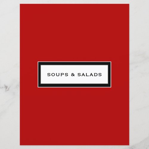Recipe Insert  Soups  Salads  Red Black  White