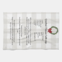 Plaid Pinecone Custom Kitchen Towels