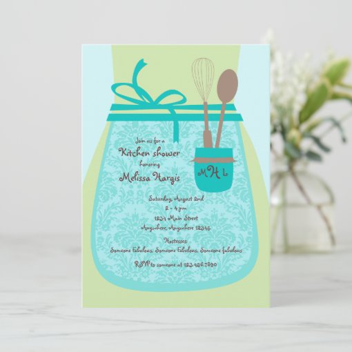 Recipe Kitchen Bridal Shower Invitation Zazzle   Recipe Kitchen Bridal Shower Invitation Rd9b948ecd9854041bffbb46751ab5c87 Tcvqx 510 