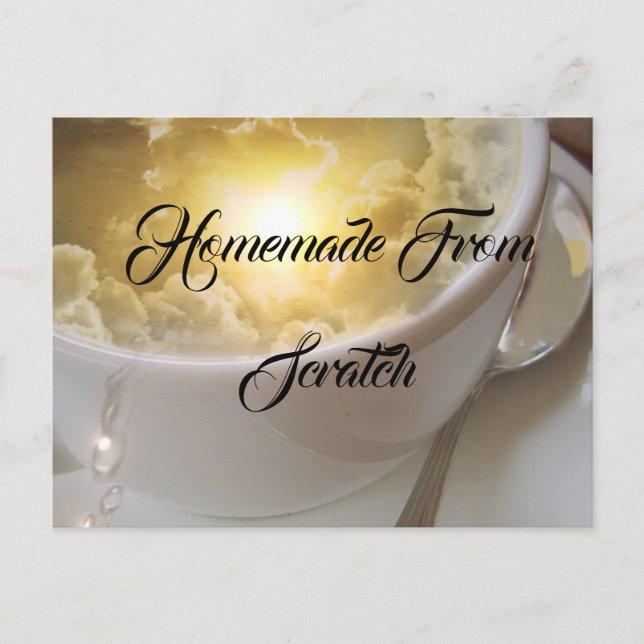 Recipe Kitchen Chef Food Dinner Destiny's Destiny Postcard (Front)