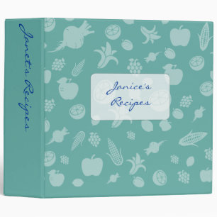 Recipe Notebook 3 Ring Binder