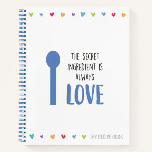 Recipe Notebook or Journal to Write Recipes In