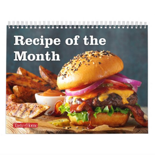 Recipe of the Month Calendar