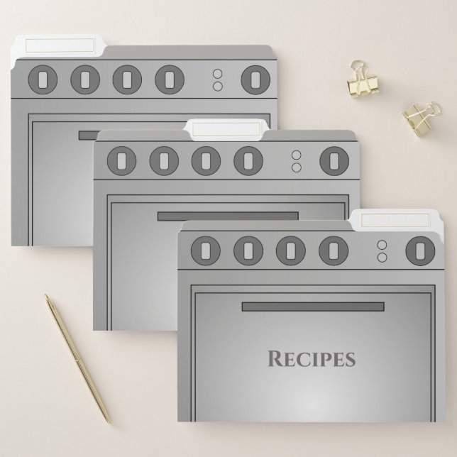Recipe oven file folder (Set)