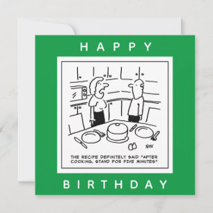 Recipe Said Stand After Cooking Cartoon Card