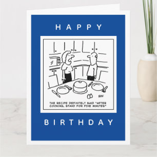 Recipe Said Stand After Cooking Cartoon Card