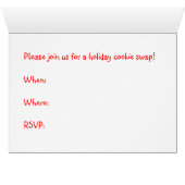 Recipe Swap Invitation (Inside Horizontal (Bottom))