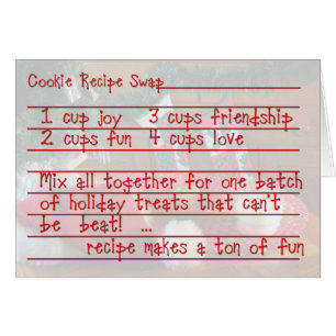 Recipe Swap Invitation