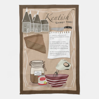 Recipe Tea Towel - Kentish Gypsy Tart
