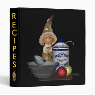 RECIPES 3 RING BINDER