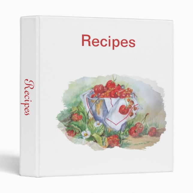 Recipes Binder (Front/Spine)