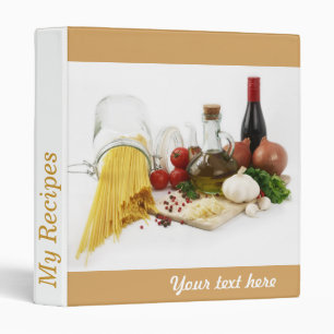 Recipes binder