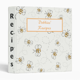 Recipes. Busy Bees. 3 Ring Binder