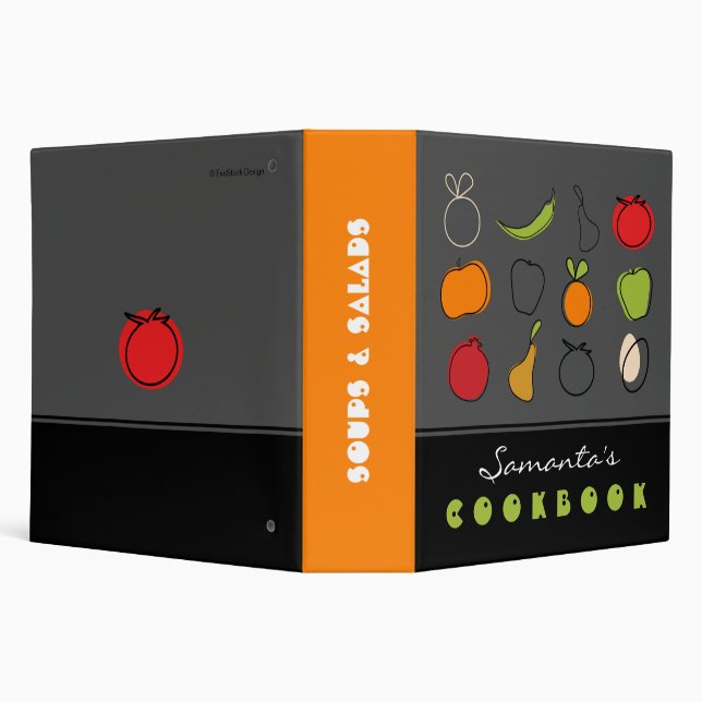 Recipes Cookbook Binder (Background)