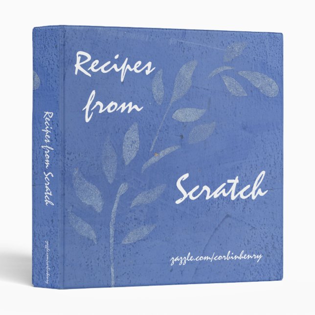 Recipes From Scratch 3 Ring Binder (Front/Spine)