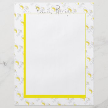 Recipes Notebook Pages Lemons Daisy Kitchen Modern by CricketDiane at Zazzle