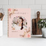 Recipes pampas grass rose gold blush photo notebook