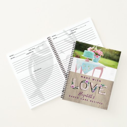 RECIPES _ Personalized For Newlyweds Grandma Mom Notebook