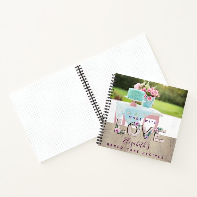 RECIPES - Personalized For Newlyweds Grandma Mom Notebook (Inside)