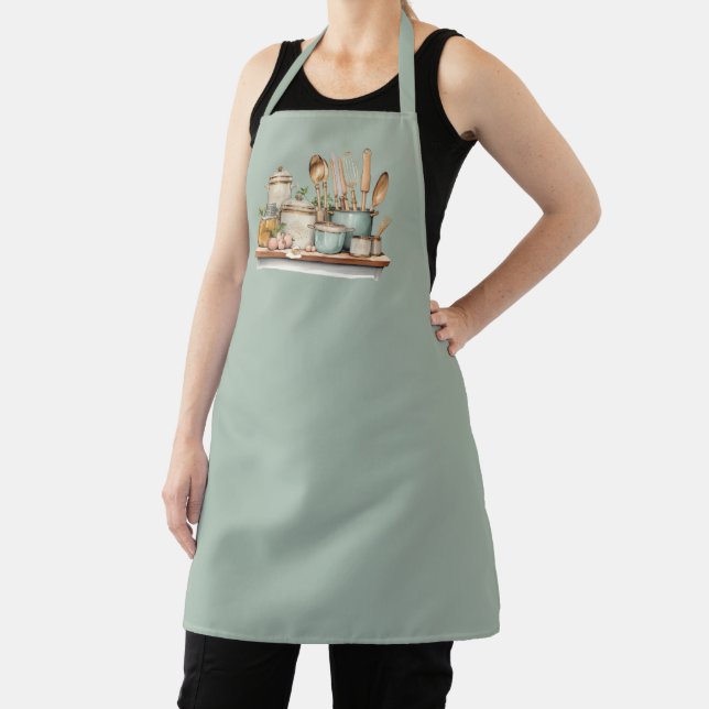 Recipes Pots Pans Cooking Utensils Apron (Insitu)