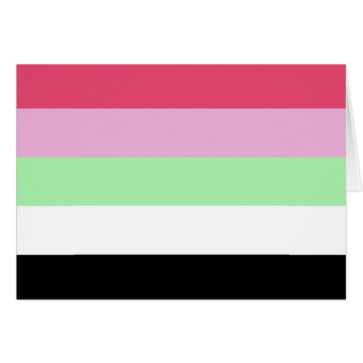 Recipromantic Pride Flag Cards (Front Horizontal)