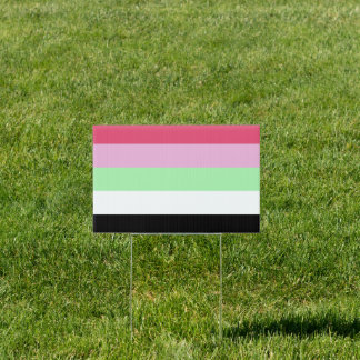 Recipromantic Pride Sign