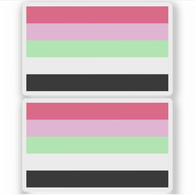 Recipromantic Pride Sticker (Front)