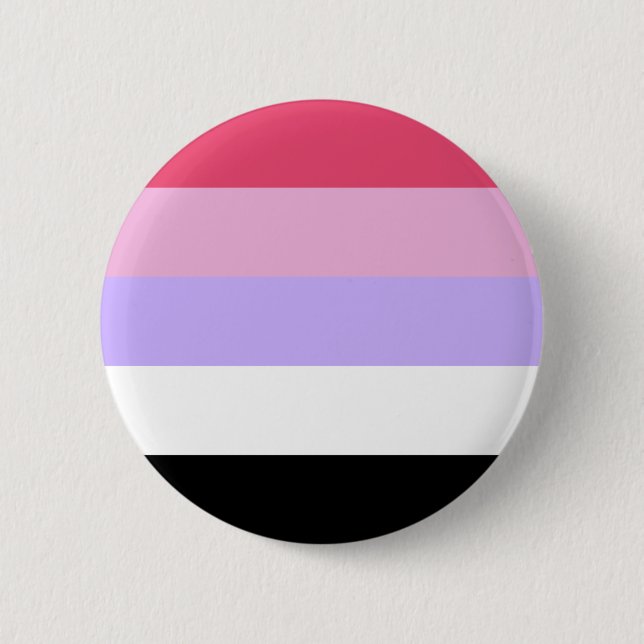 Reciprosexual Pride Flag Button (Front)