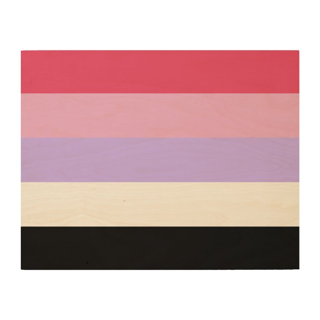 Reciprosexual Pride Wood Wall Art (Front)