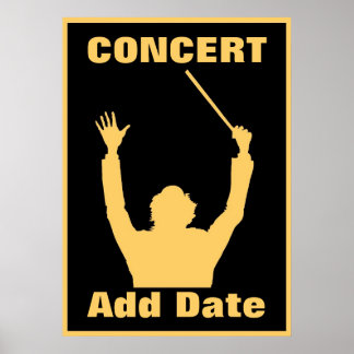 Recital, Concert Poster Date