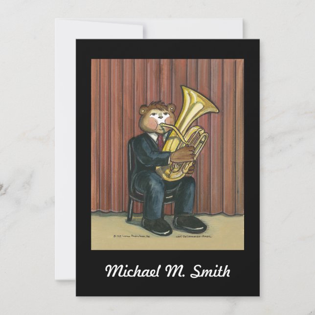 Recital Invitation - Tuba (Front)